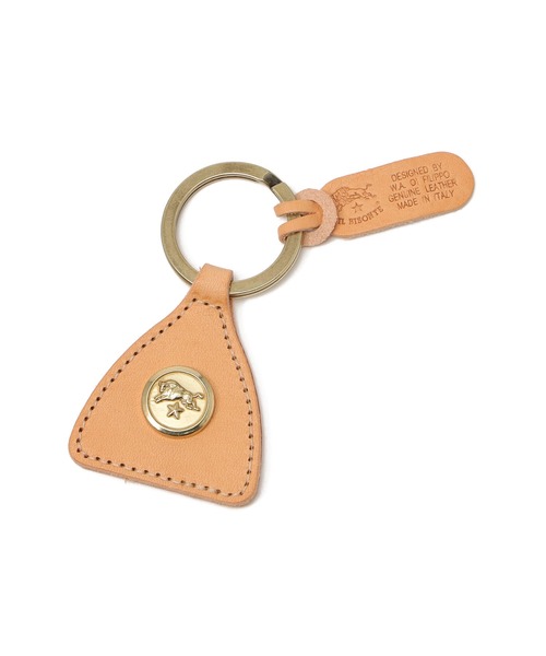 IL BISONTE(イルビゾンテ)の「IL BISONTE / ORIGINAL LEATHER / キーリング(キーホルダー・レディース・ナチュラル/ダークブラウン/ブラック/ライトブラウン/レッド/グレー/グリーン/ホワイト/レンガ/オリーブ/ネイビー/オレンジ・FREE)」の6枚目の写真