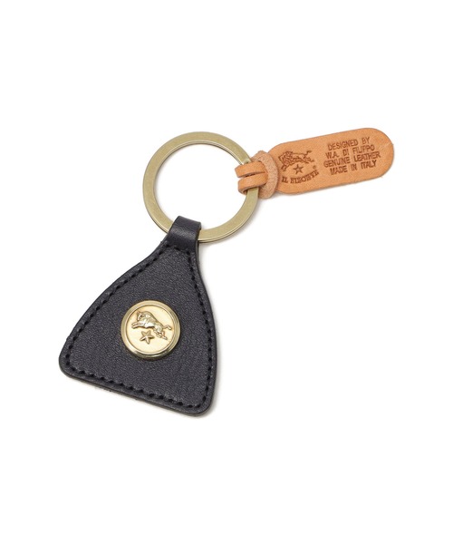 IL BISONTE(イルビゾンテ)の「IL BISONTE / ORIGINAL LEATHER / キーリング(キーホルダー・レディース・ナチュラル/ダークブラウン/ブラック/ライトブラウン/レッド/グレー/グリーン/ホワイト/レンガ/オリーブ/ネイビー/オレンジ・FREE)」の9枚目の写真