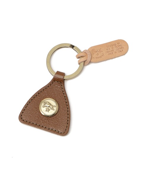 IL BISONTE(イルビゾンテ)の「IL BISONTE / ORIGINAL LEATHER / キーリング(キーホルダー・レディース・ナチュラル/ダークブラウン/ブラック/ライトブラウン/レッド/グレー/グリーン/ホワイト/レンガ/オリーブ/ネイビー/オレンジ・FREE)」の7枚目の写真