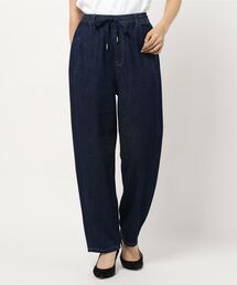 Samansa Mos2 blue | ECO DENIM イージーパンツ(デニムパンツ)
