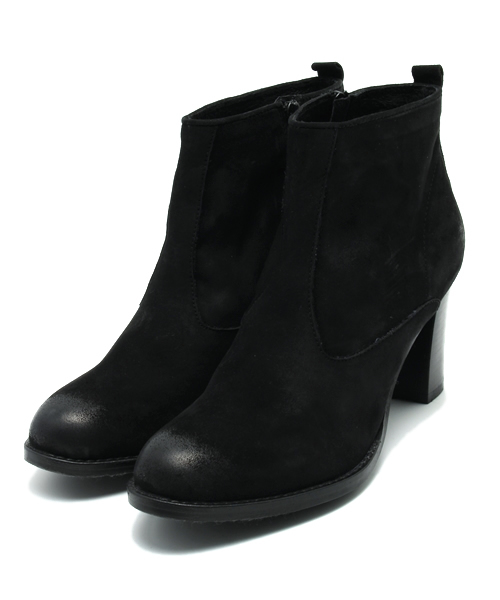 ROSE BUD(ローズバッド)の「ROUND-10/G.SUEDE W/HEEL SHORT BOOTS(ブーツ・レディース・ブラック/グリーン系その他・35/38/36/39/37)」の12枚目の写真