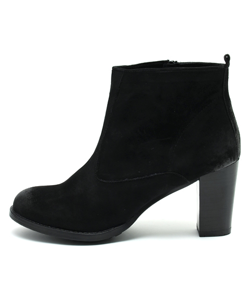 ROSE BUD(ローズバッド)の「ROUND-10/G.SUEDE W/HEEL SHORT BOOTS(ブーツ・レディース・ブラック/グリーン系その他・35/38/36/39/37)」の9枚目の写真