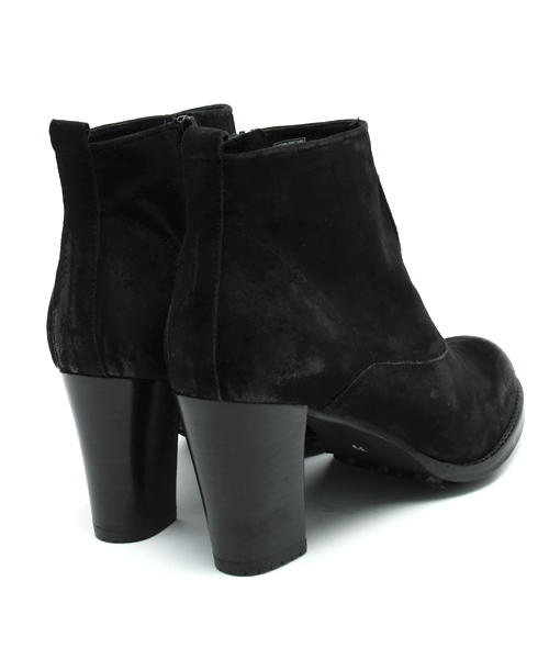 ROSE BUD(ローズバッド)の「ROUND-10/G.SUEDE W/HEEL SHORT BOOTS(ブーツ・レディース・ブラック/グリーン系その他・35/38/36/39/37)」の7枚目の写真
