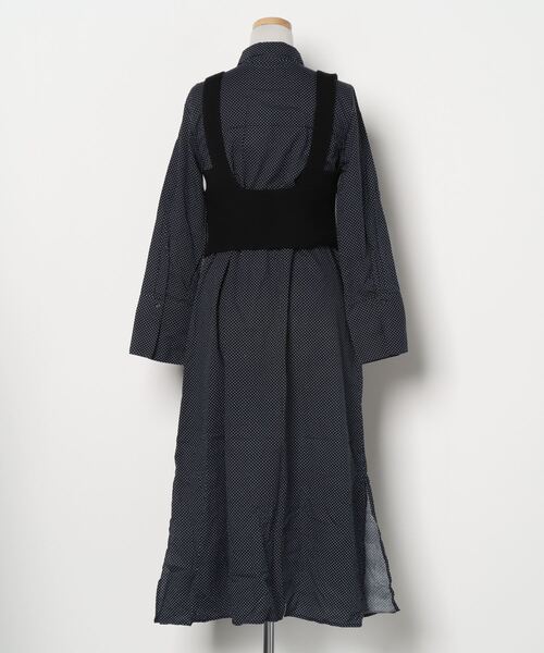 ブランド古着 ドット柄コンビワンピース ワンピース Mila Owen ミラオーウェン のファッション通販 Zozoused