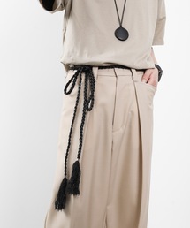 KAZUYUKI KUMAGAI ATTACHMENT | LIZARD CORD BRAID BELT(ベルト)