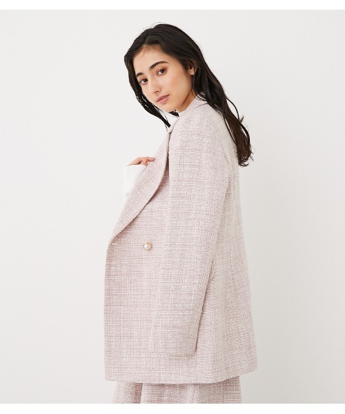 rienda（リエンダ）の「ツイードテーラードジャケット（テーラード