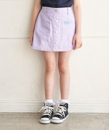 【KIDS】インパンツ付きフロント釦スカート