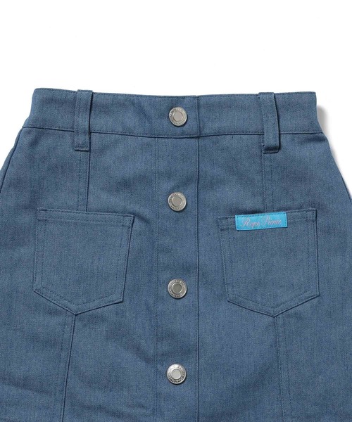 ROPE' PICNIC(ロペピクニック)の「【KIDS】インパンツ付きフロント釦スカート(スカート・キッズ・ブルー/ラベンダー/グリーン系その他・110/130/120/140)」の5枚目の写真