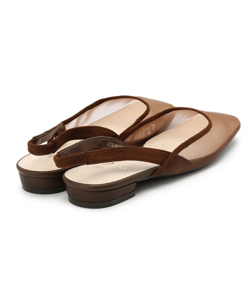 AG by aquagirl（エージーバイアクアガール）の「◆チュールバックストラップパンプス（パンプス・レディース・ブラック/ブラウン系・02/03）」の6枚目の写真