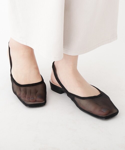 AG by aquagirl（エージーバイアクアガール）の「◆チュールバックストラップパンプス（パンプス・レディース・ブラック/ブラウン系・02/03）」の10枚目の写真