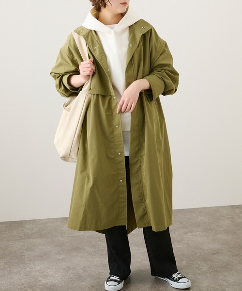 Ambre Neige（アンブルネージュ）の「キャンバスショルダーバック／【WEB/EC限定商品】（ショルダーバッグ・レディース・ブラック/ベージュ・FREE）」の4枚目の写真