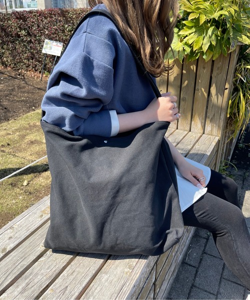 Ambre Neige（アンブルネージュ）の「キャンバスショルダーバック／【WEB/EC限定商品】（ショルダーバッグ・レディース・ブラック/ベージュ・FREE）」の13枚目の写真