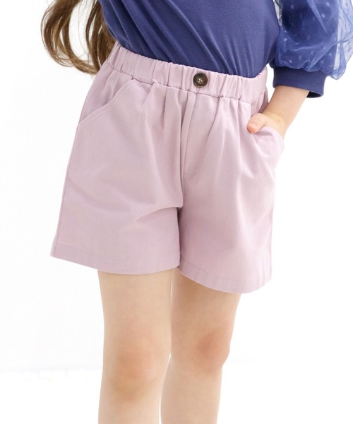 Bee des Bee（ビーデスビー）の「シンプルショートパンツ（その他パンツ・キッズ・チャコールグレー/ブルー/アイボリー/スモークピンク/ブラウン系その他/ブラック/ライトベージュ/ブルー系その他/ライトカーキ/ラベンダー/ミント/ブルー系その他2/グリーン系その他・110cm/100cm/120cm/130cm/140cm/150cm/100/120/150/110/130/140）」の13枚目の写真