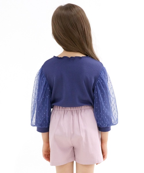 Bee des Bee（ビーデスビー）の「シンプルショートパンツ（その他パンツ・キッズ・チャコールグレー/ブルー/アイボリー/スモークピンク/ブラウン系その他/ブラック/ライトベージュ/ブルー系その他/ライトカーキ/ラベンダー/ミント/ブルー系その他2/グリーン系その他・110cm/100cm/120cm/130cm/140cm/150cm/100/120/150/110/130/140）」の15枚目の写真