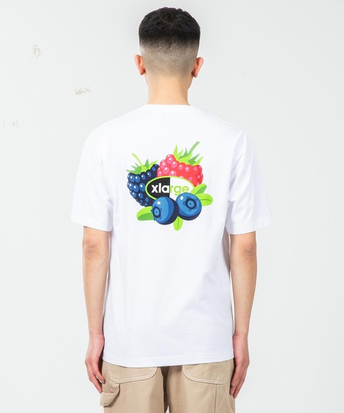 XLARGE（エクストララージ）の「S/S TEE FRUIT SHOP（Tシャツ/カットソー・メンズ・ブラック/ホワイト/ライトパープル・XL/S/L/M）」の11枚目の写真