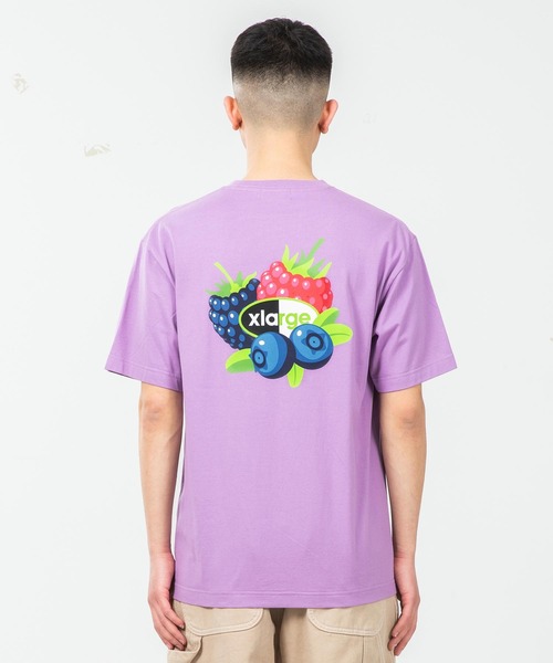 XLARGE（エクストララージ）の「S/S TEE FRUIT SHOP（Tシャツ/カットソー・メンズ・ブラック/ホワイト/ライトパープル・XL/S/L/M）」の7枚目の写真