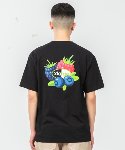 XLARGE（エクストララージ）の「S/S TEE FRUIT SHOP（Tシャツ/カットソー・メンズ・ブラック/ホワイト/ライトパープル・XL/S/L/M）」の9枚目の写真