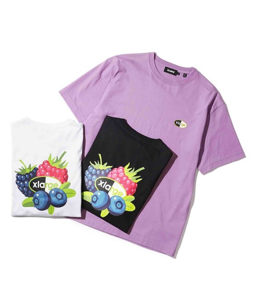 XLARGE（エクストララージ）の「S/S TEE FRUIT SHOP（Tシャツ/カットソー・メンズ・ブラック/ホワイト/ライトパープル・XL/S/L/M）」の19枚目の写真
