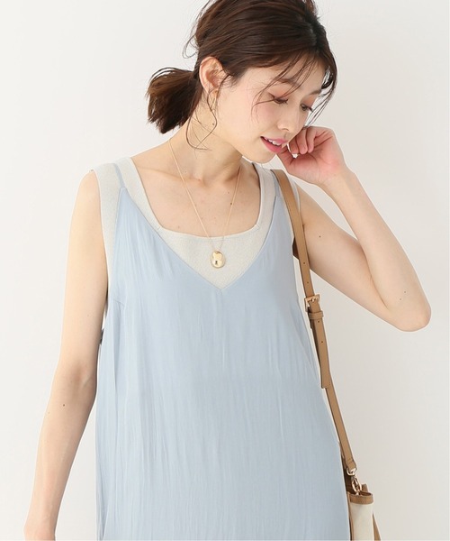 Simplicite(サンプリシテ)の「スクエアNCタンクトップ(ニット/セーター・レディース・ホワイト/グレー/ピンク/グリーン・FREE)」の22枚目の写真