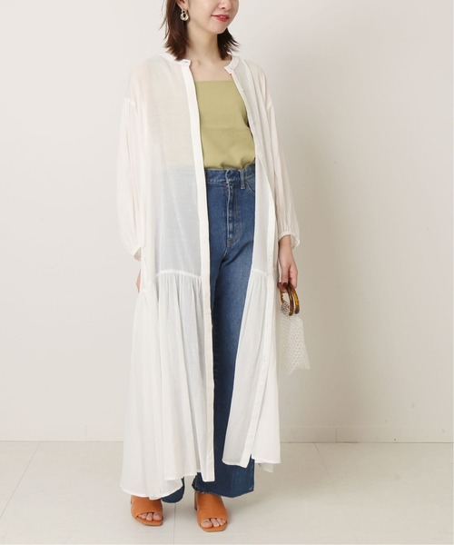 Simplicite(サンプリシテ)の「スクエアNCタンクトップ(ニット/セーター・レディース・ホワイト/グレー/ピンク/グリーン・FREE)」の16枚目の写真