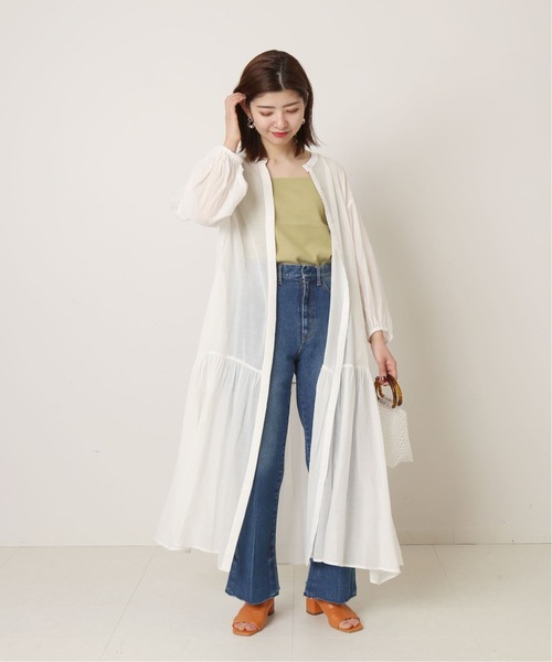 Simplicite(サンプリシテ)の「スクエアNCタンクトップ(ニット/セーター・レディース・ホワイト/グレー/ピンク/グリーン・FREE)」の19枚目の写真