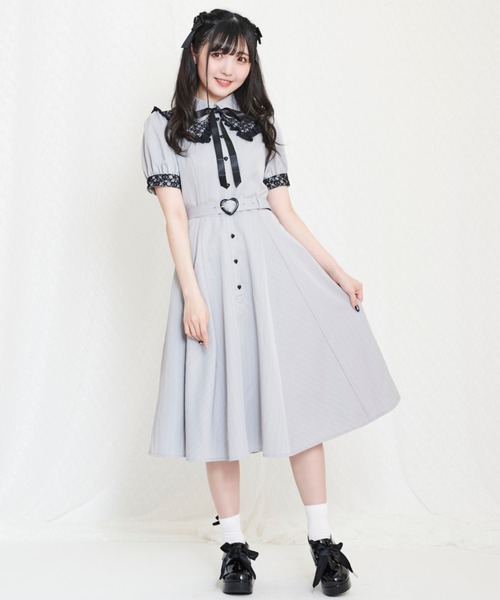 secret honey Disneyフリル付き 半袖ワンピースサイズ2 4st511-top.jpg