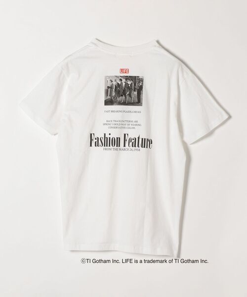 GOOD ROCK SPEED（グッドロックスピード）の「GOOD ROCK SPEED: LIFE フォトTEE◇（Tシャツ/カットソー・レディース・ホワイト/ライトブルー/レッド/ピンク・ONE SIZE）」の6枚目の写真