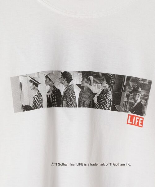 GOOD ROCK SPEED（グッドロックスピード）の「GOOD ROCK SPEED: LIFE フォトTEE◇（Tシャツ/カットソー・レディース・ホワイト/ライトブルー/レッド/ピンク・ONE SIZE）」の14枚目の写真