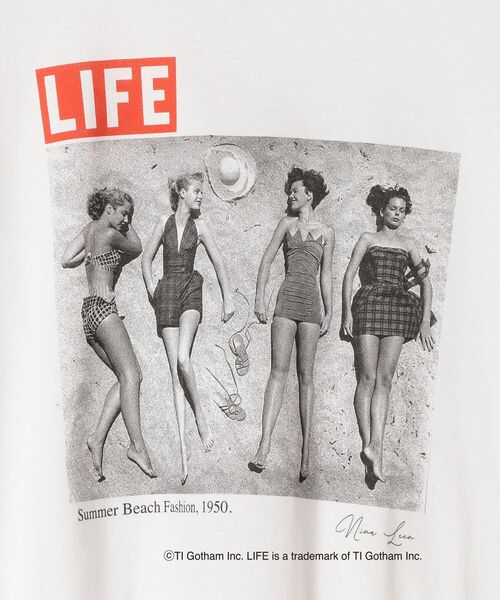 GOOD ROCK SPEED（グッドロックスピード）の「GOOD ROCK SPEED: LIFE フォトTEE◇（Tシャツ/カットソー・レディース・ホワイト/ライトブルー/レッド/ピンク・ONE SIZE）」の7枚目の写真