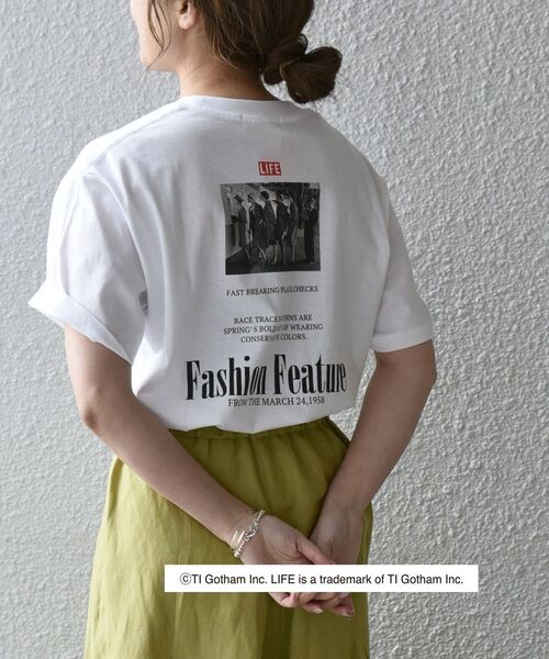 GOOD ROCK SPEED（グッドロックスピード）の「GOOD ROCK SPEED: LIFE フォトTEE◇（Tシャツ/カットソー・レディース・ホワイト/ライトブルー/レッド/ピンク・ONE SIZE）」の19枚目の写真