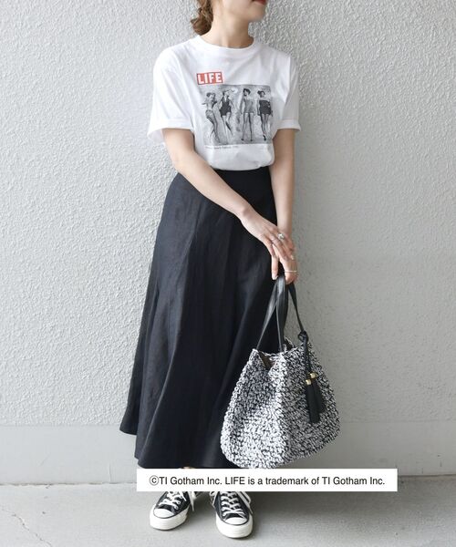 GOOD ROCK SPEED（グッドロックスピード）の「GOOD ROCK SPEED: LIFE フォトTEE◇（Tシャツ/カットソー・レディース・ホワイト/ライトブルー/レッド/ピンク・ONE SIZE）」の13枚目の写真