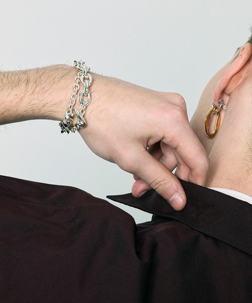 【NARRATIVEPLATOON】 QUEEN CHAIN BRACELET silver-925アズキチェーンブレスレット|NARRATIVEPLATOON