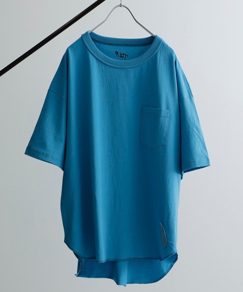 RIOT FACETASM（ライオットファセッタズム）の「【RIOT FACETASM】BASIC TEE（Tシャツ/カットソー・メンズ・ブラック/グリーン/オレンジ/サックスブルー/ホワイト・LARGE/MEDIUM/LL）」の17枚目の写真