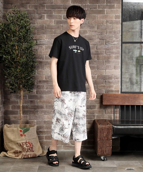 TopIsm(トップイズム)の「USAコットン ビッグシルエット刺繍入りプリント半袖Tシャツ(Tシャツ/カットソー・メンズ・ホワイト/ブラック/ベージュ/サックスブルー/ホワイト系その他/ブラック系その他/キャメル/ホワイト系その他2・LL/M/L)」の10枚目の写真