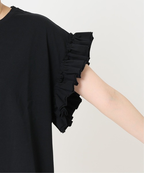 eimy istoire - 最終！！sheller コットンフリルTシャツ eimy istoire - sheller シェリエ コットンフリルTシャツの通販