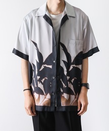 PEサテンプリント S/S プリントシャツ