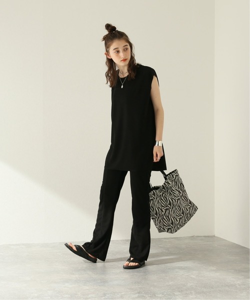 JOURNAL STANDARD（ジャーナルスタンダード）の「カットジョーゼットパンツ（その他パンツ・レディース・ブラック/ブラウン/ピンク・36/38）」の4枚目の写真