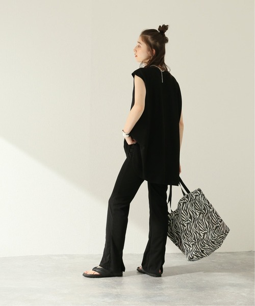 JOURNAL STANDARD（ジャーナルスタンダード）の「カットジョーゼットパンツ（その他パンツ・レディース・ブラック/ブラウン/ピンク・36/38）」の5枚目の写真