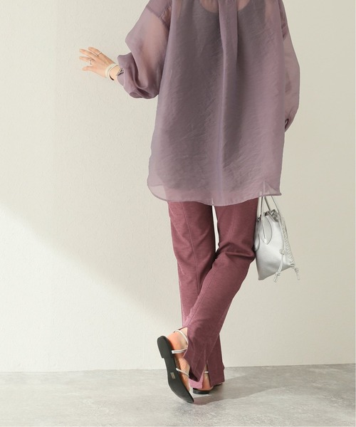 JOURNAL STANDARD（ジャーナルスタンダード）の「カットジョーゼットパンツ（その他パンツ・レディース・ブラック/ブラウン/ピンク・36/38）」の9枚目の写真