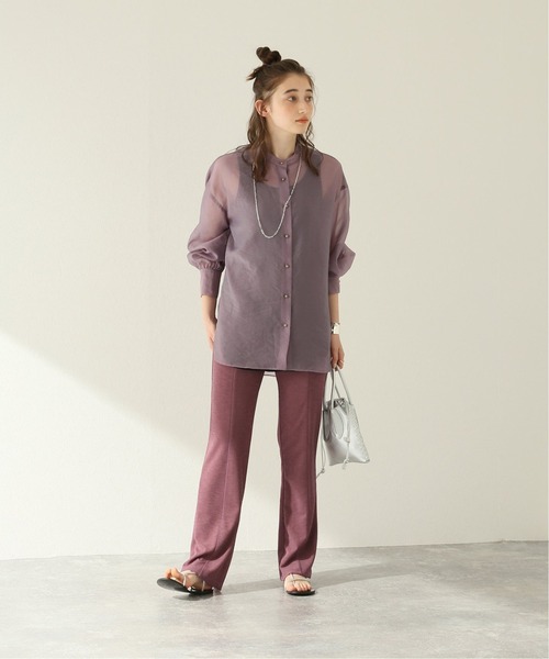 JOURNAL STANDARD（ジャーナルスタンダード）の「カットジョーゼットパンツ（その他パンツ・レディース・ブラック/ブラウン/ピンク・36/38）」の10枚目の写真