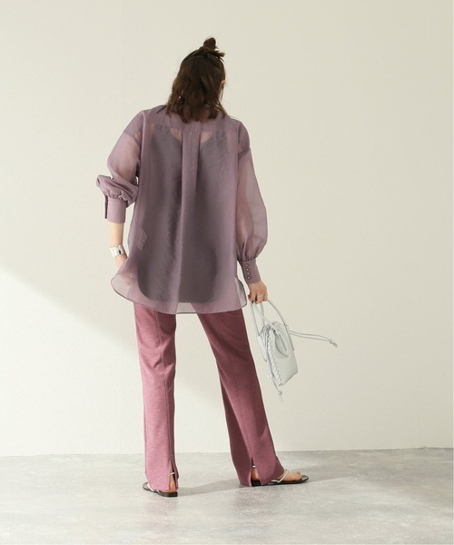 JOURNAL STANDARD（ジャーナルスタンダード）の「カットジョーゼットパンツ（その他パンツ・レディース・ブラック/ブラウン/ピンク・36/38）」の12枚目の写真