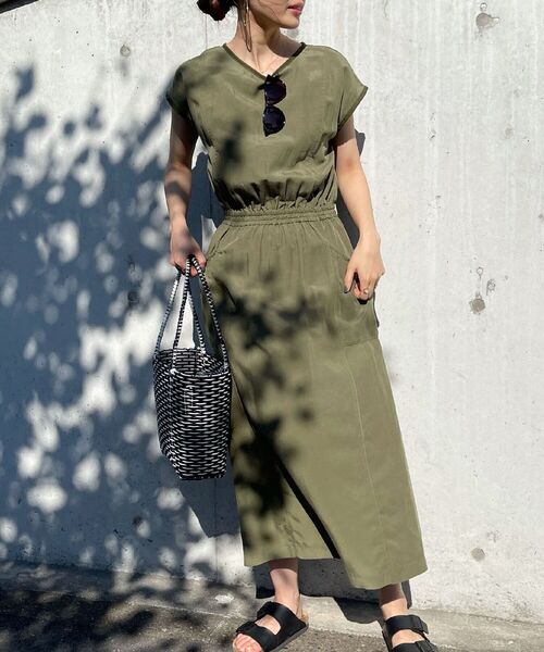 Fredy ワンピース Emue フレディエミュ のファッション ワンピース ドレス Fredy ステッチワークワンピース ワンピース 最低価格