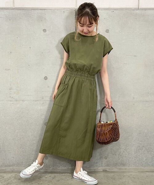 Fredy ワンピース Emue フレディエミュ のファッション ワンピース ドレス Fredy ステッチワークワンピース ワンピース 最低価格