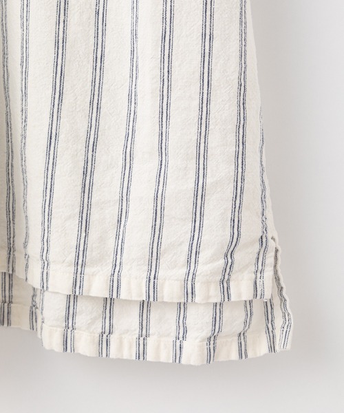 CIAOPANIC TYPY（チャオパニックティピー）の「【OSORO】レーヨン麻バンドカラーシャツ（シャツ/ブラウス・メンズ・チャコールグレー/ブラウン/イエロー/オレンジ/アイボリー/グリーン・SMALL/MEDIUM/LARGE/X-LARGE）」の21枚目の写真