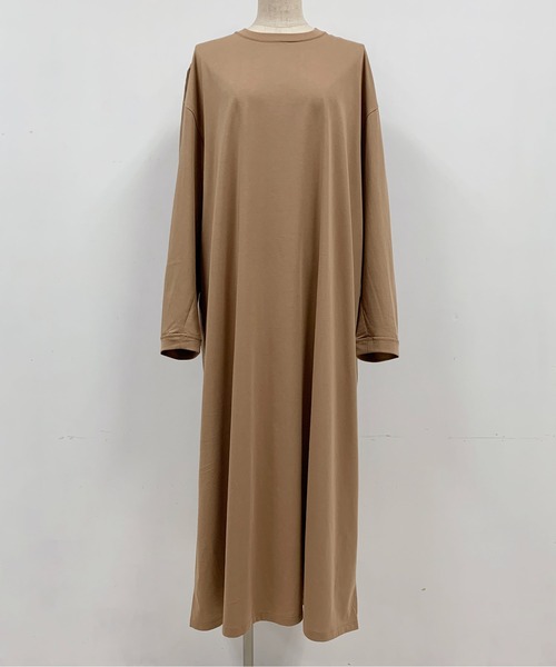 audrey and john wad（オードリーアンドジョンワッド）の「バック異素材ワンピース（ワンピース・レディース・ブラック/キャメル・M）」の14枚目の写真