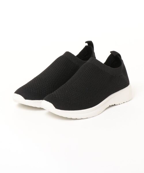 inter-chaussures(インターショシュール)の「【VAGABOND】ベーシックニットスニーカー(E15000)(スニーカー・レディース・ブラック系その他/ベージュ/ブラック・37/38/35/36/39)」の1枚目の写真