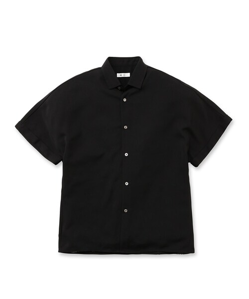 tk.TAKEO KIKUCHI（ティーケータケオキクチ）の「◆フレンチスリーブシャツ（シャツ/ブラウス・メンズ・チャコールグレー/ブラック/サンドベージュ・88）」の4枚目の写真