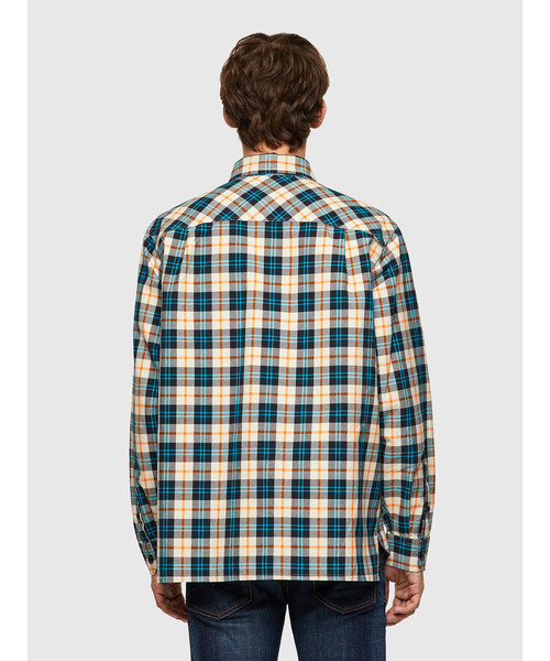 DIESEL（ディーゼル）の「メンズ シャツ ブラウス チェックシャツ（シャツ/ブラウス・メンズ・ベージュ/ブラウン/グリーン・SMALL/MEDIUM/X-LARGE/XX-LARGE/X-SMALL/LARGE）」の8枚目の写真