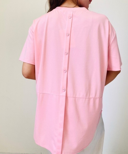 DOLLUPOOPS(ドールアップウップス)の「ポケット付きT(Tシャツ/カットソー・レディース・ピンク/レッド/オレンジ/マスタード/ブラウン・38)」の14枚目の写真