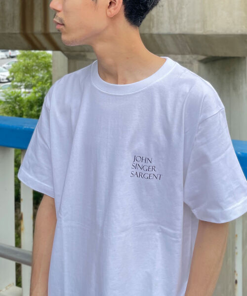 GLOSTER(グロスター)の「【Art collector】 JOHN SINGER SARGENT バックプリント アーティストフォトTシャツ(Tシャツ/カットソー・メンズ・ホワイト/ネイビー・M/L)」の11枚目の写真